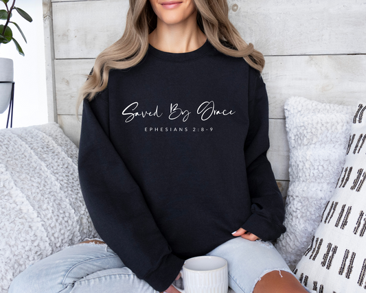 Saved By Grace Crewneck