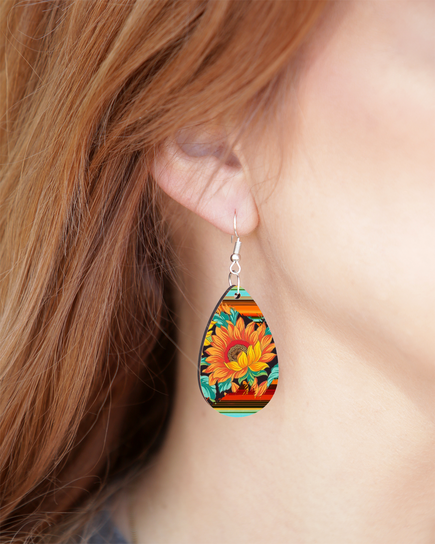 Vibrant Sunflower Earrings