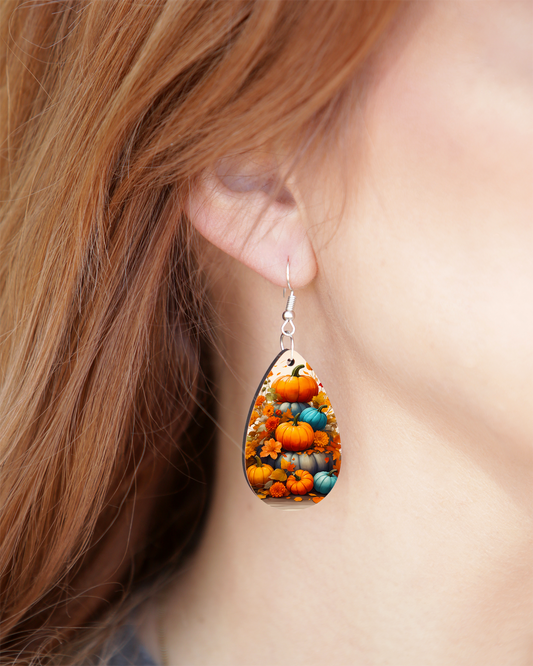 Stacked Pumpkins Earrings