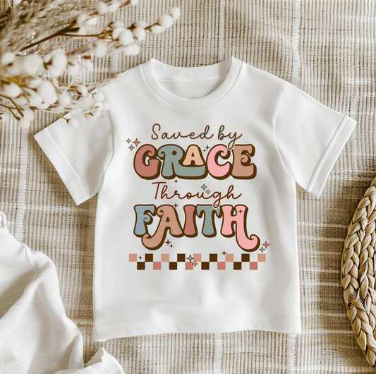 Saved By Grace Kids Shirt