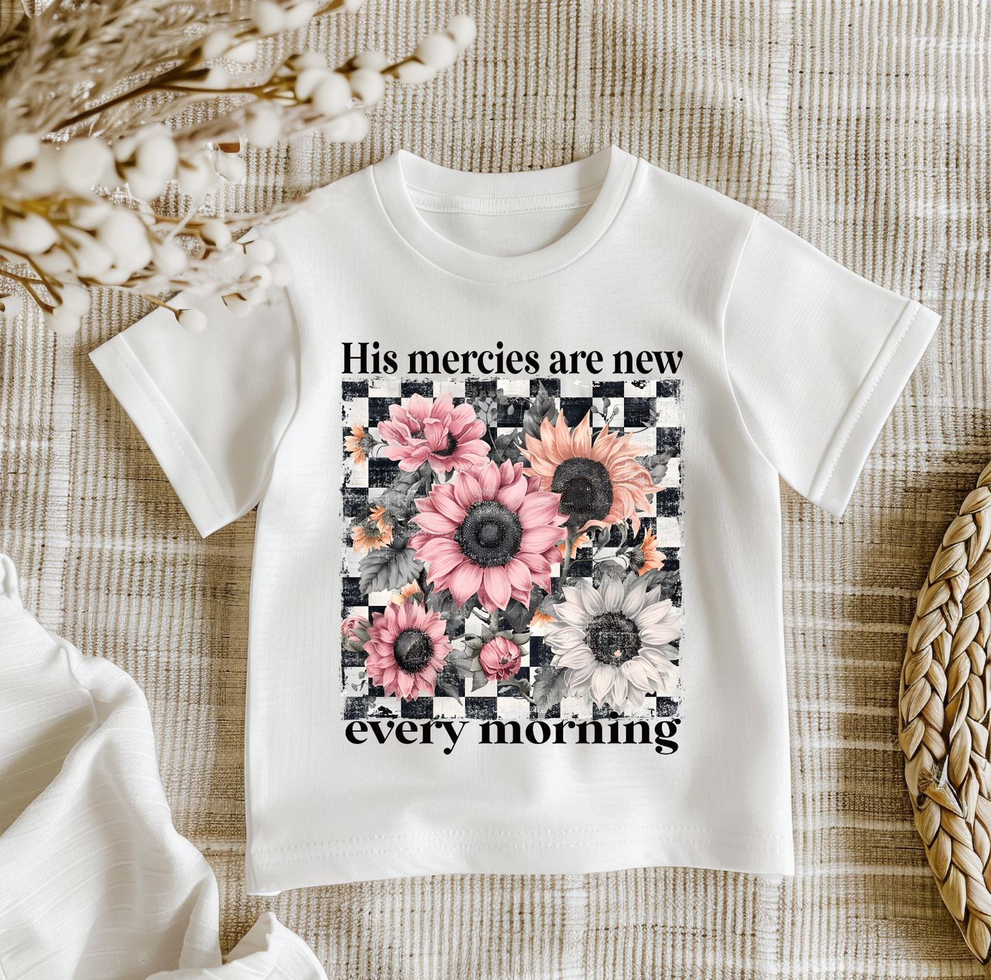 His Mercies Are New Kids Shirt