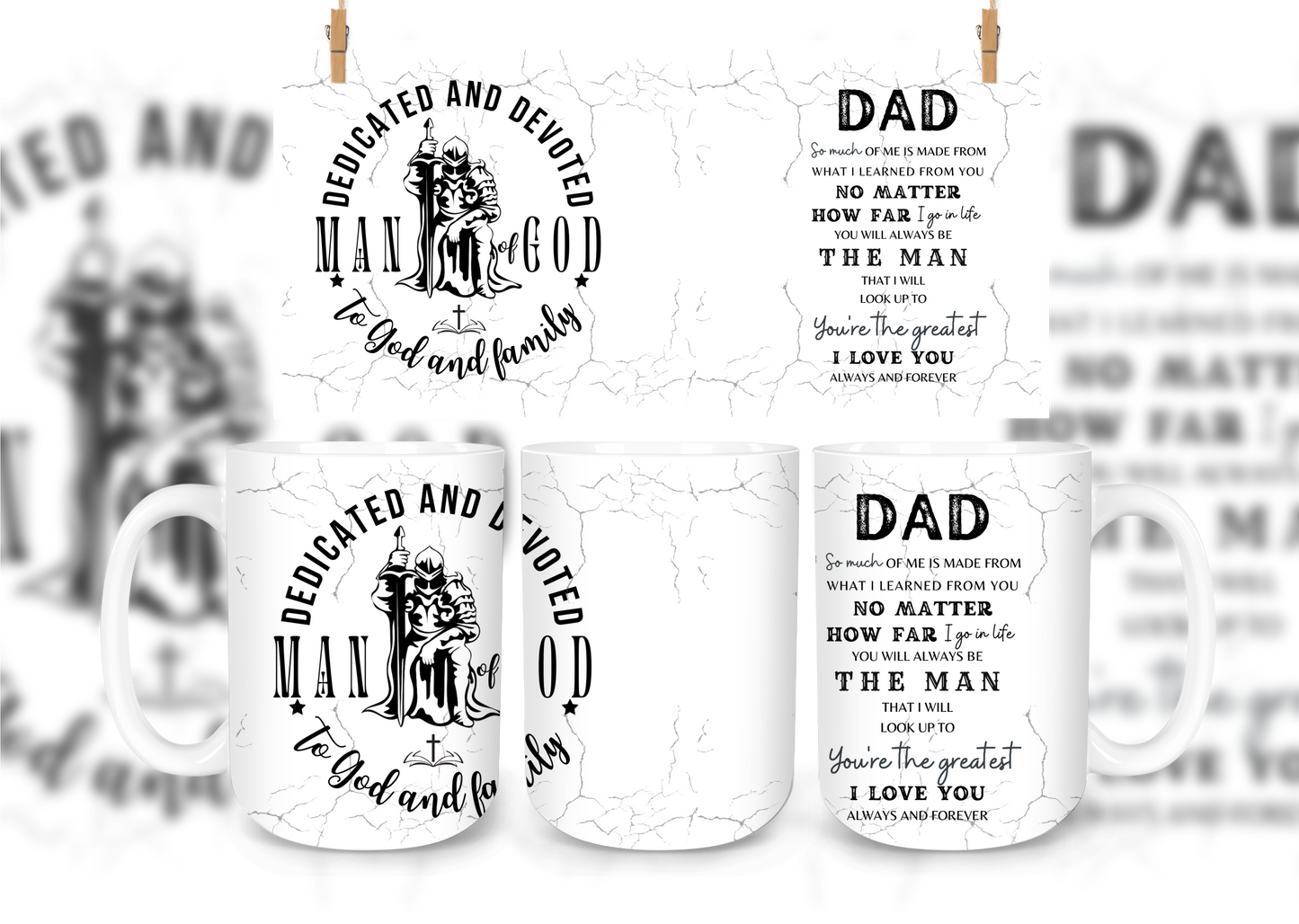 Dedicated Man of God Mug