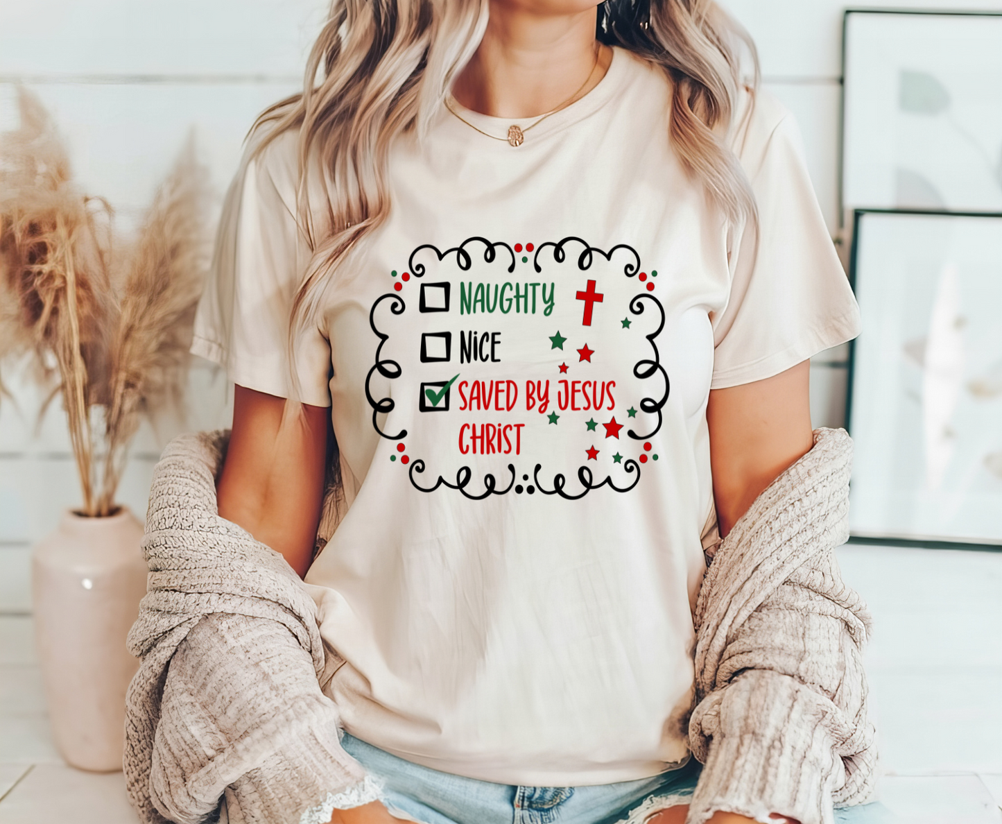 Saved By Jesus Christ Shirt