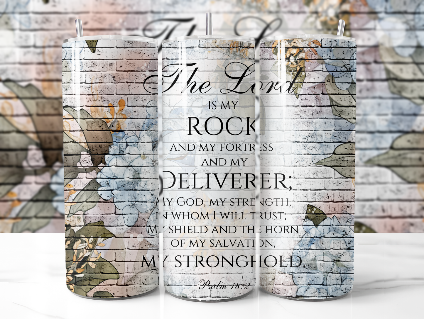 The Lord Is My Rock Tumbler