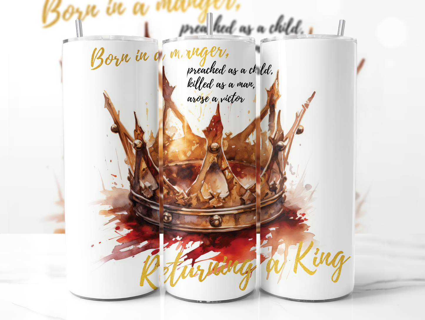 The Returning King Tumbler