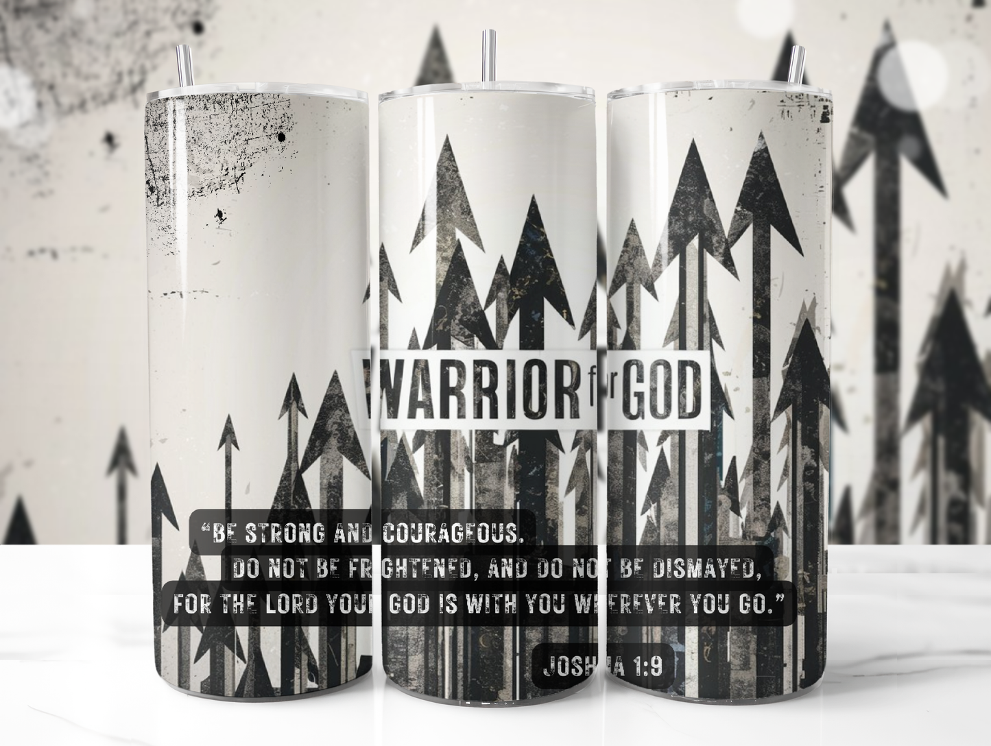 Warrior Of God Tumbler